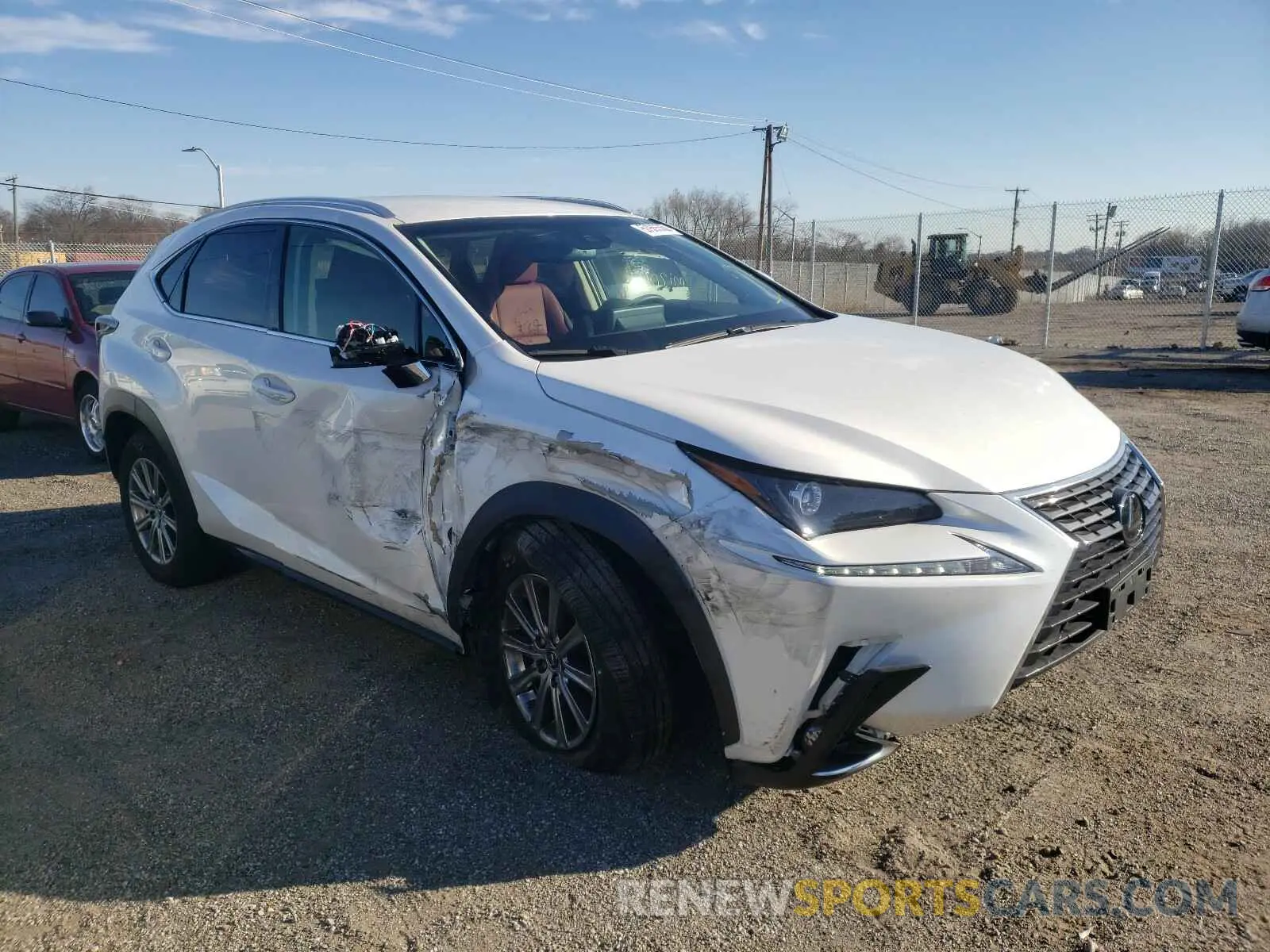 1 Photograph of a damaged car JTJBARBZ9K2203186 LEXUS NX 2019