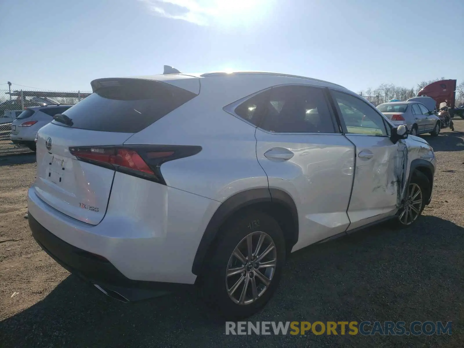 4 Photograph of a damaged car JTJBARBZ9K2203186 LEXUS NX 2019