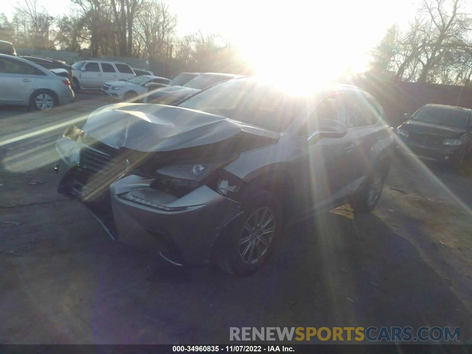 2 Фотография поврежденного автомобиля JTJBARBZ9K2209179 LEXUS NX 2019