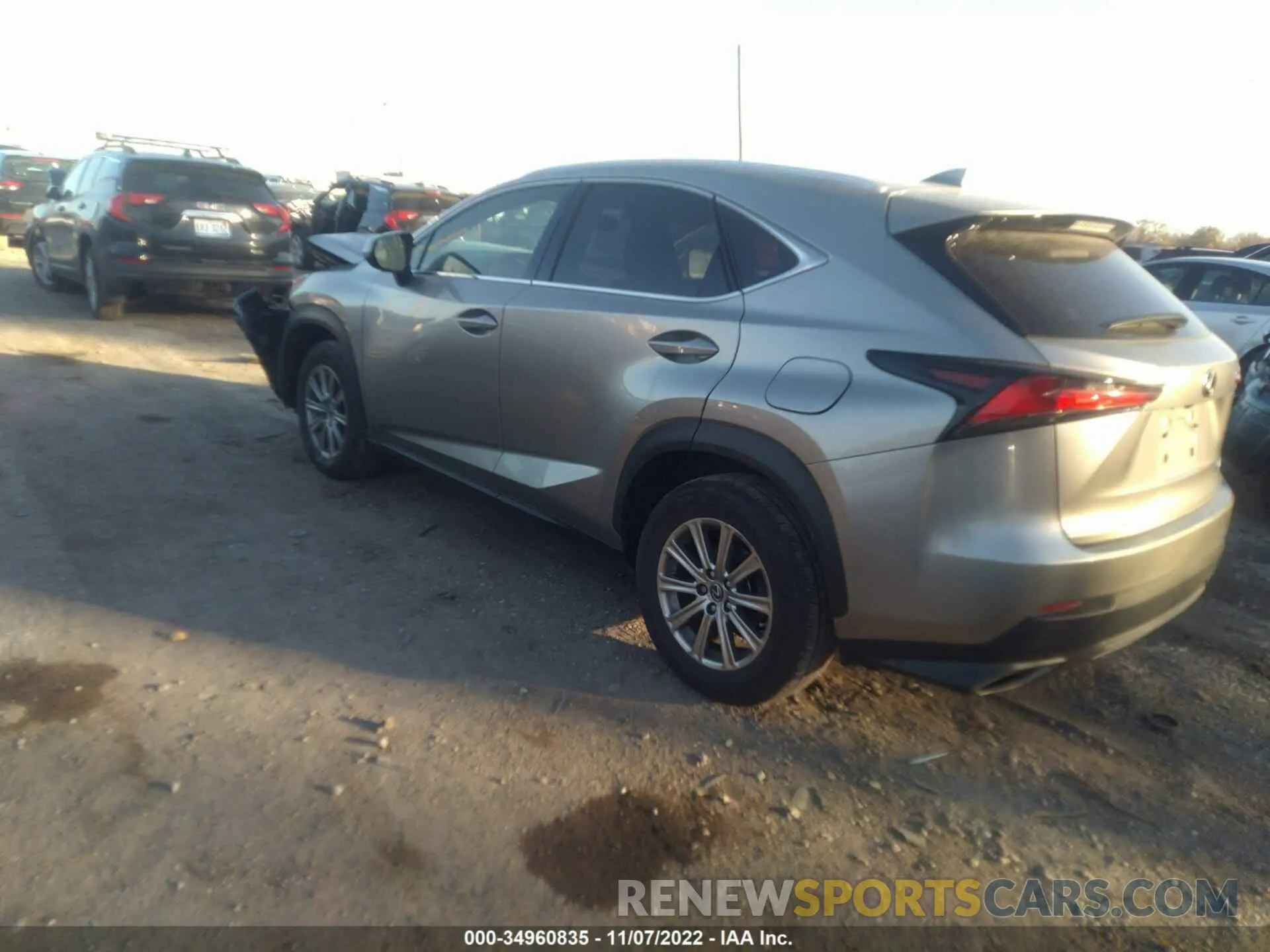 3 Фотография поврежденного автомобиля JTJBARBZ9K2209179 LEXUS NX 2019