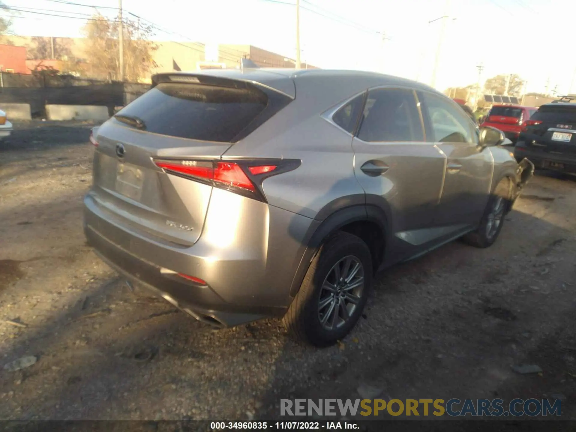 4 Фотография поврежденного автомобиля JTJBARBZ9K2209179 LEXUS NX 2019