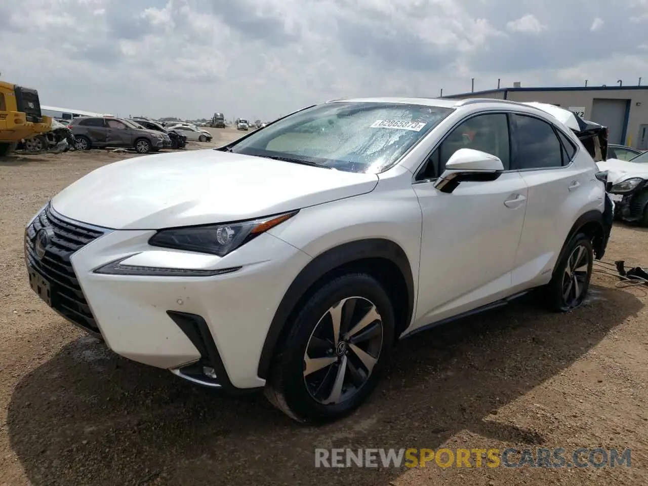 1 Photograph of a damaged car JTJBJRBZ0K2119208 LEXUS NX 2019