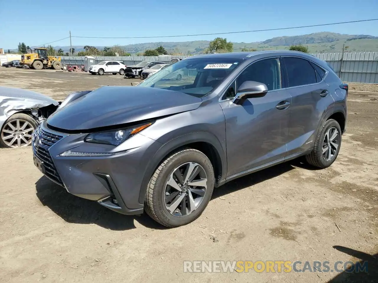 1 Photograph of a damaged car JTJBJRBZ1K2106287 LEXUS NX 2019