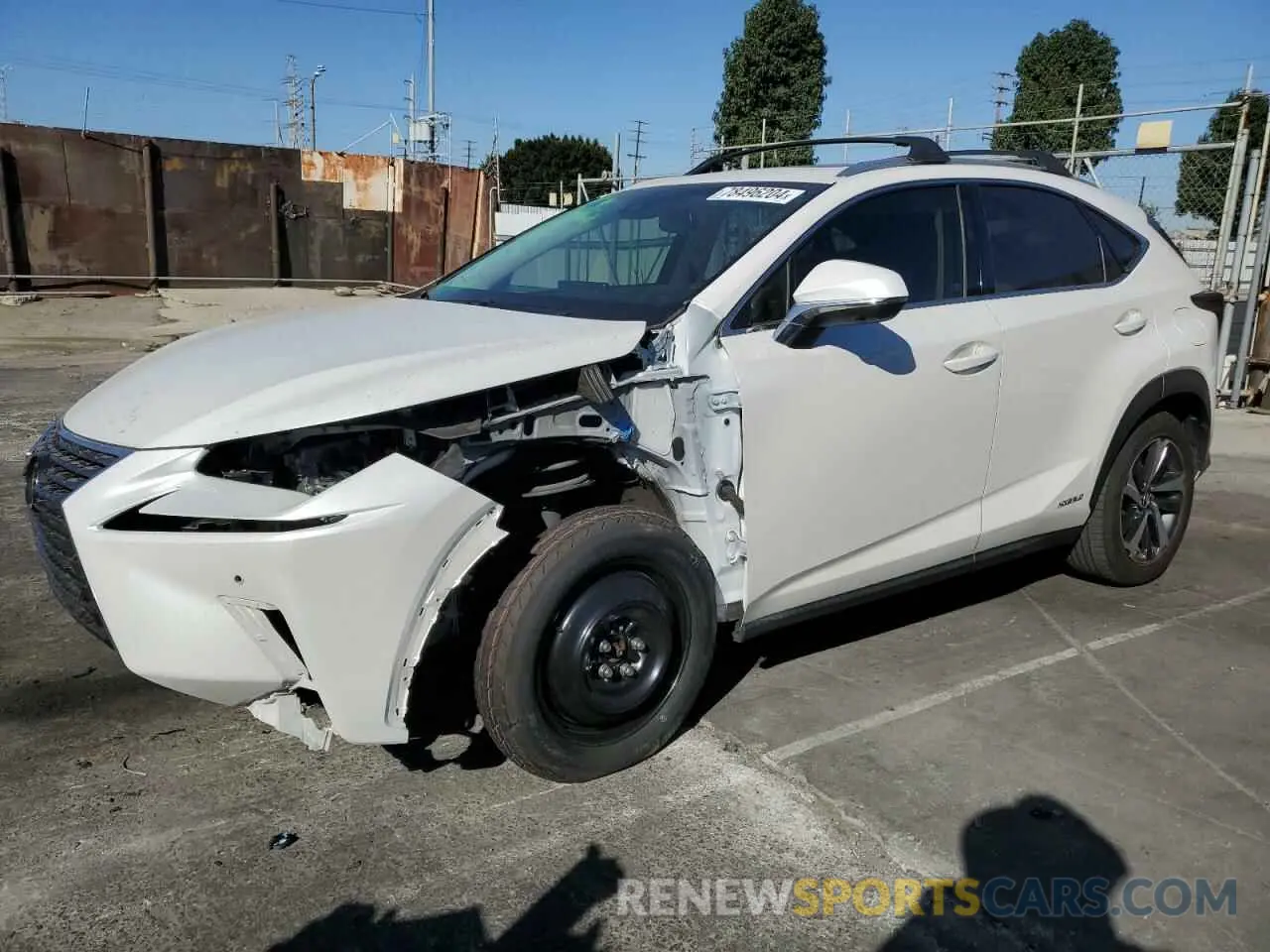 1 Фотография поврежденного автомобиля JTJBJRBZ2K2109165 LEXUS NX 2019