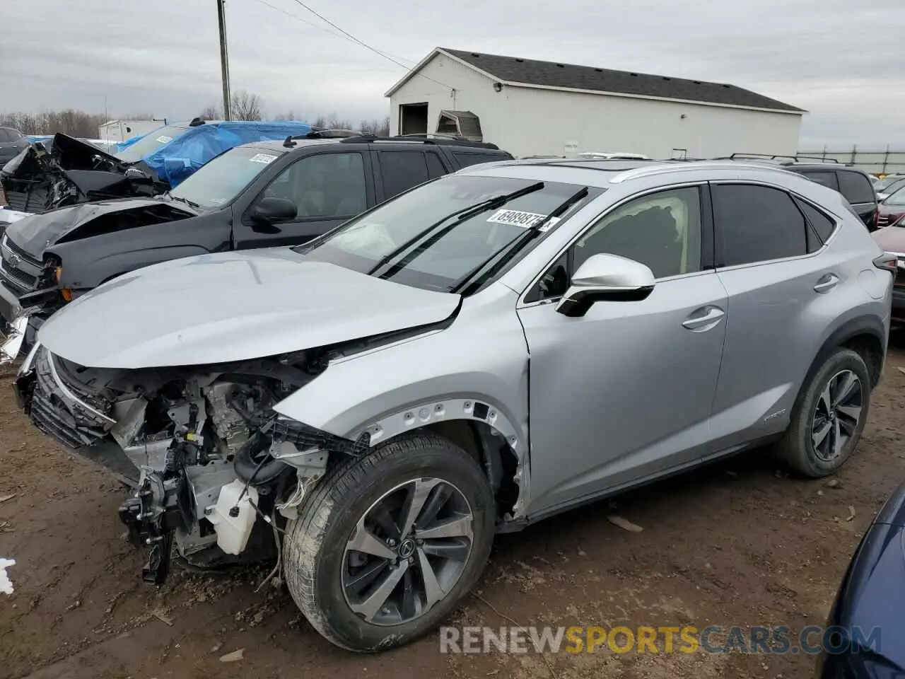 1 Фотография поврежденного автомобиля JTJBJRBZ6K2112456 LEXUS NX 2019