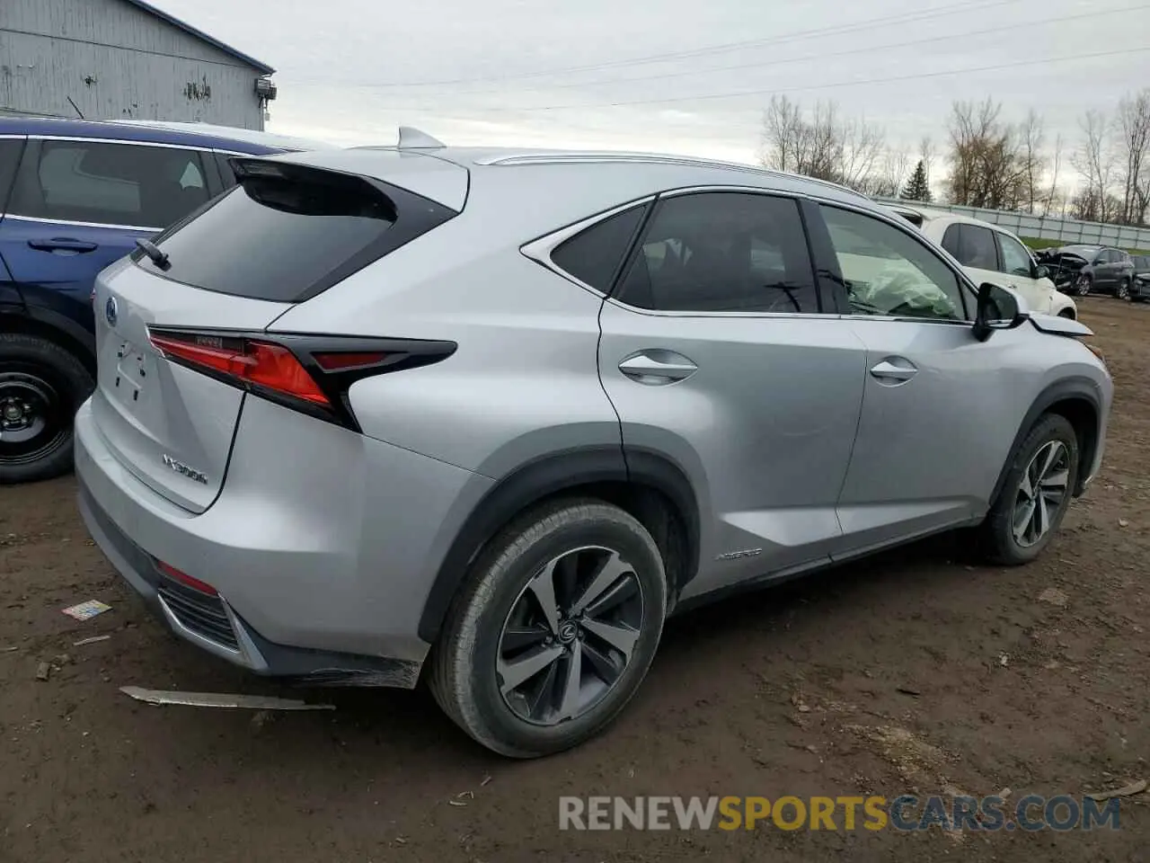 3 Фотография поврежденного автомобиля JTJBJRBZ6K2112456 LEXUS NX 2019