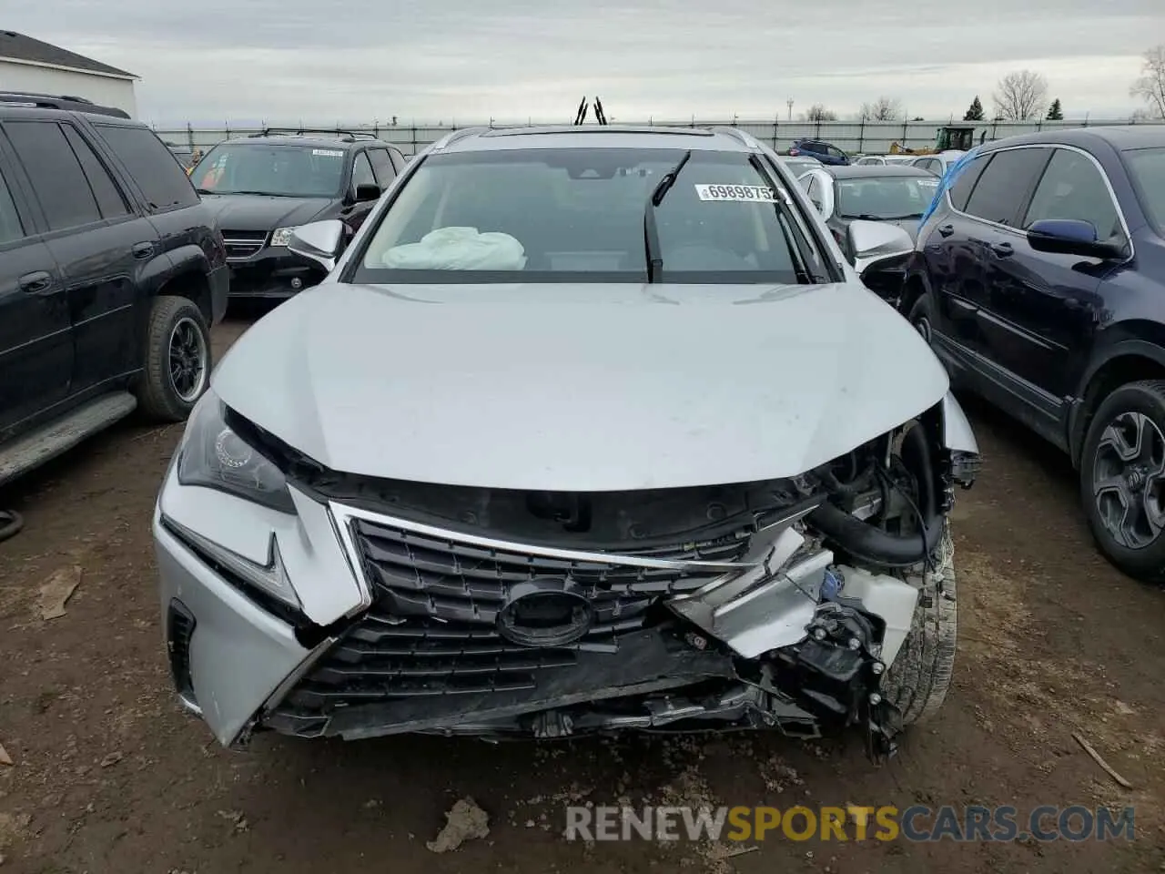 5 Фотография поврежденного автомобиля JTJBJRBZ6K2112456 LEXUS NX 2019