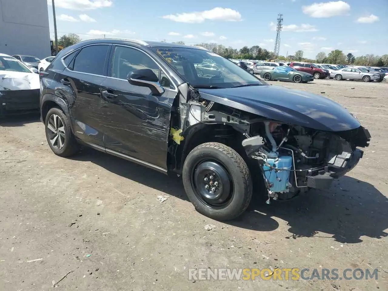 4 Photograph of a damaged car JTJBJRBZ7K2097983 LEXUS NX 2019
