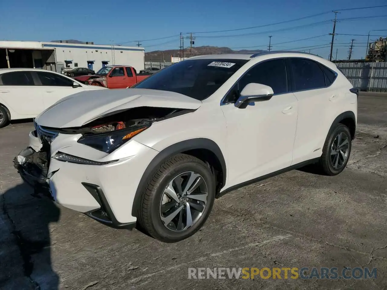 1 Photograph of a damaged car JTJBJRBZ9K2110586 LEXUS NX 2019