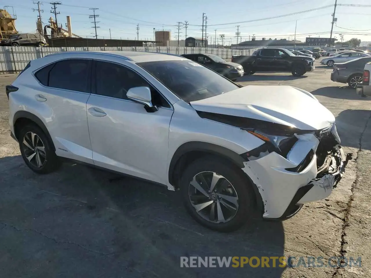4 Photograph of a damaged car JTJBJRBZ9K2110586 LEXUS NX 2019
