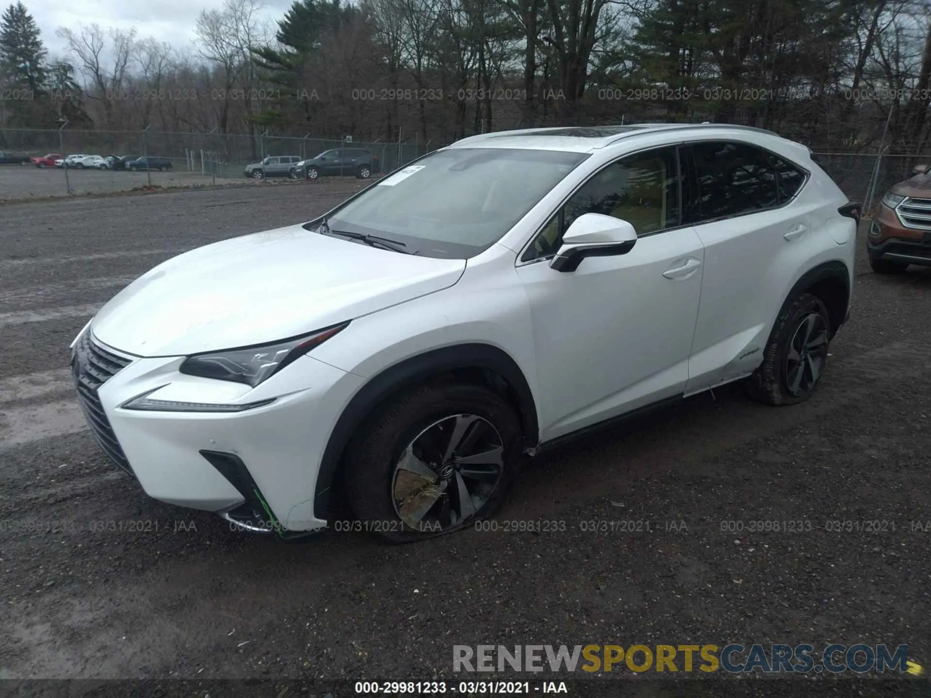 2 Photograph of a damaged car JTJBJRBZXK2098609 LEXUS NX 2019