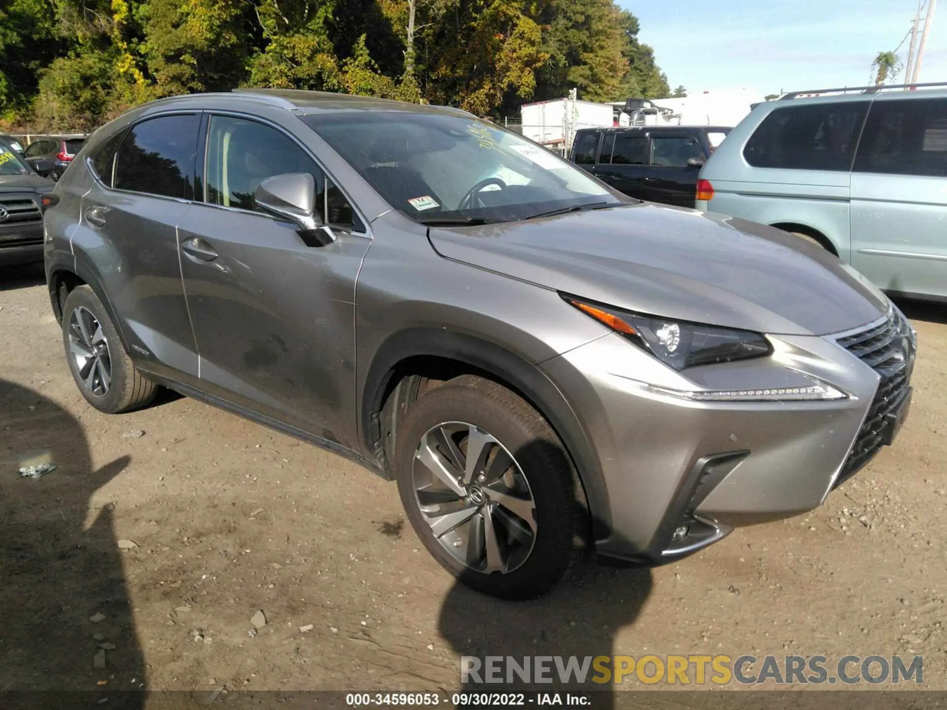 1 Photograph of a damaged car JTJBJRBZXK2109513 LEXUS NX 2019