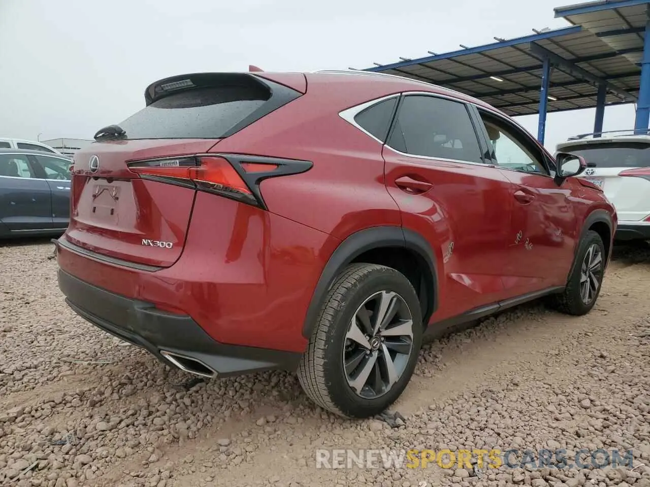 3 Фотография поврежденного автомобиля JTJYARBZ0K2126671 LEXUS NX 2019
