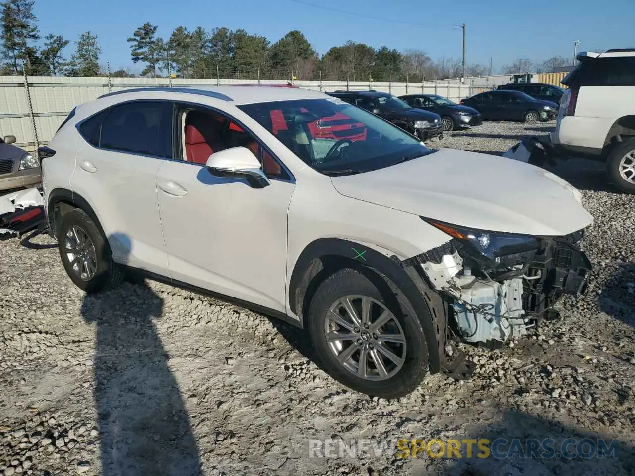 4 Фотография поврежденного автомобиля JTJYARBZ0K2142739 LEXUS NX 2019