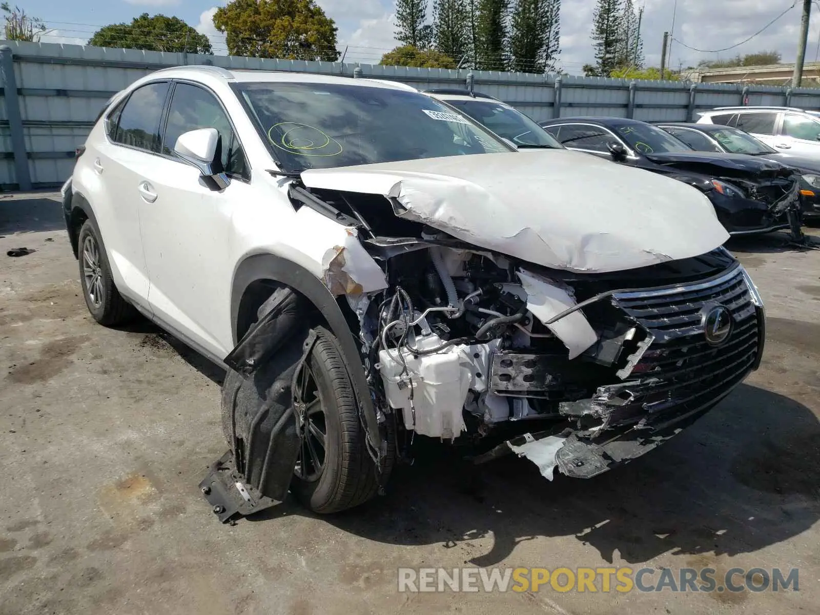 1 Фотография поврежденного автомобиля JTJYARBZ0K2157113 LEXUS NX 2019