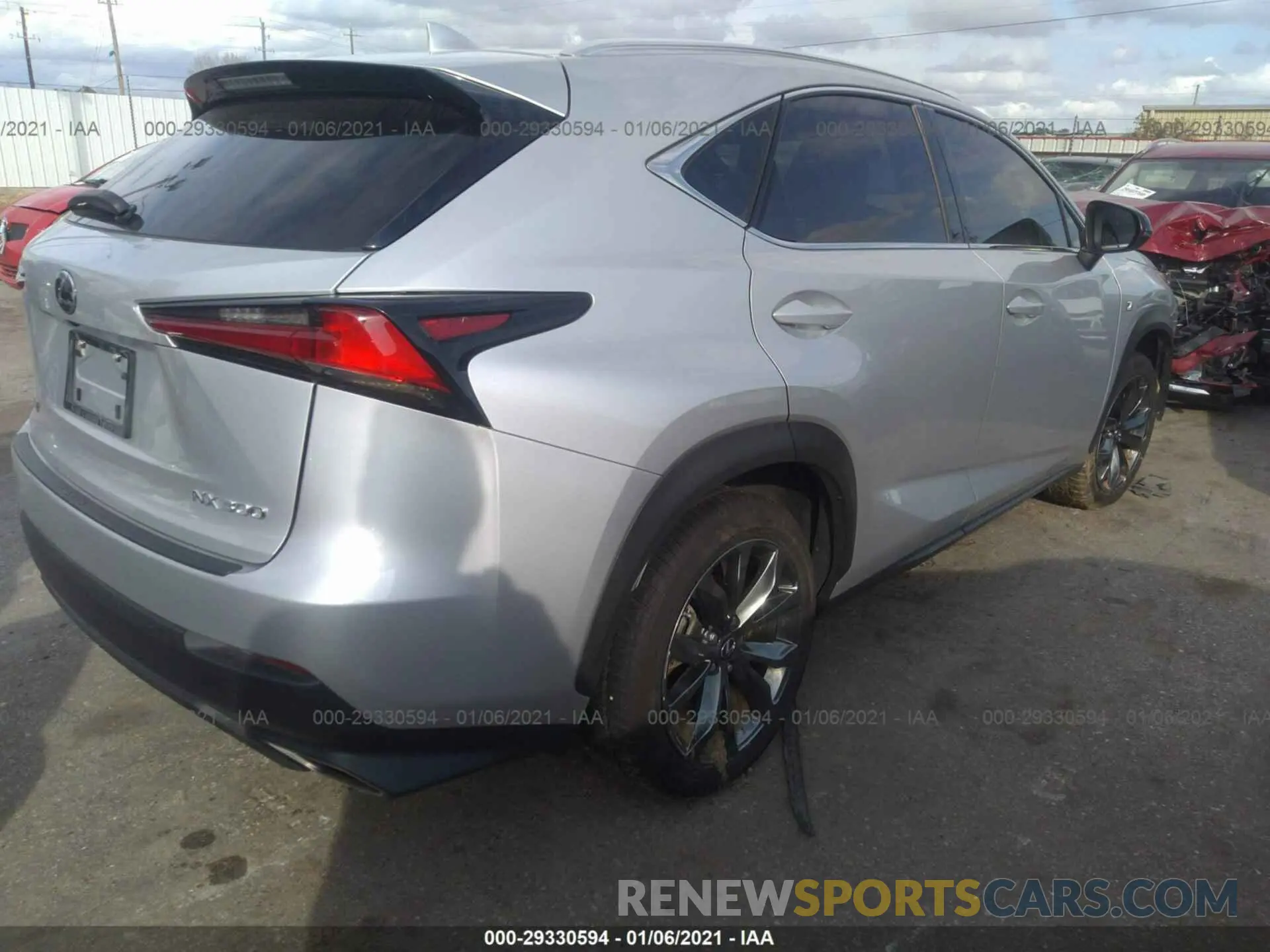 4 Photograph of a damaged car JTJYARBZ1K2117087 LEXUS NX 2019