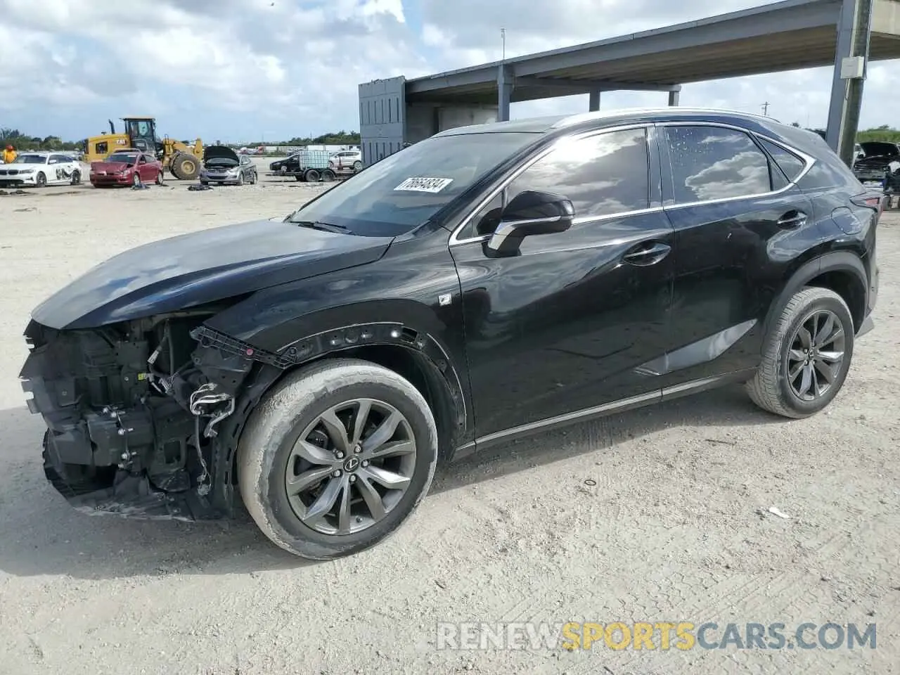 1 Фотография поврежденного автомобиля JTJYARBZ1K2124752 LEXUS NX 2019