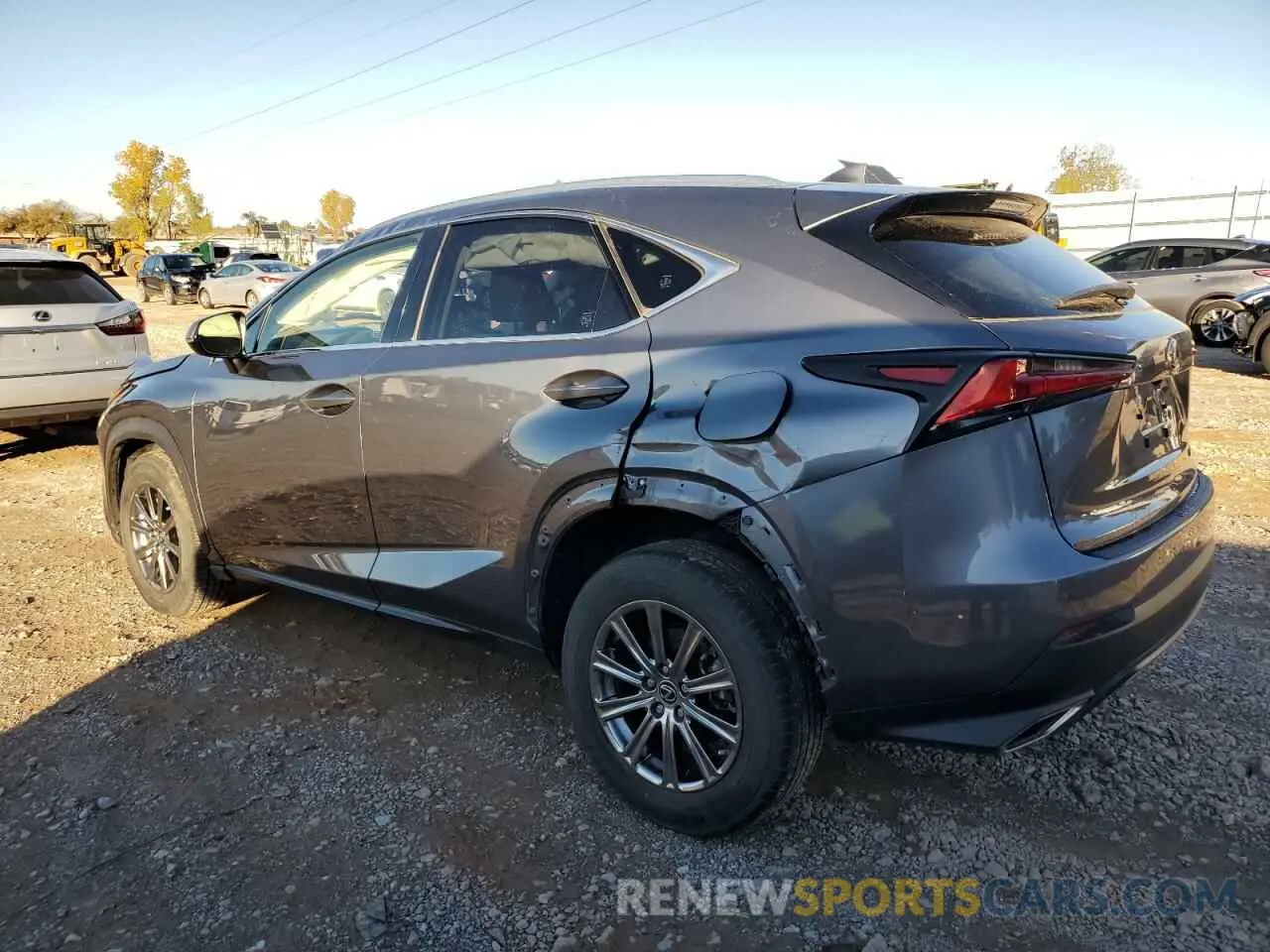2 Фотография поврежденного автомобиля JTJYARBZ2K2124954 LEXUS NX 2019