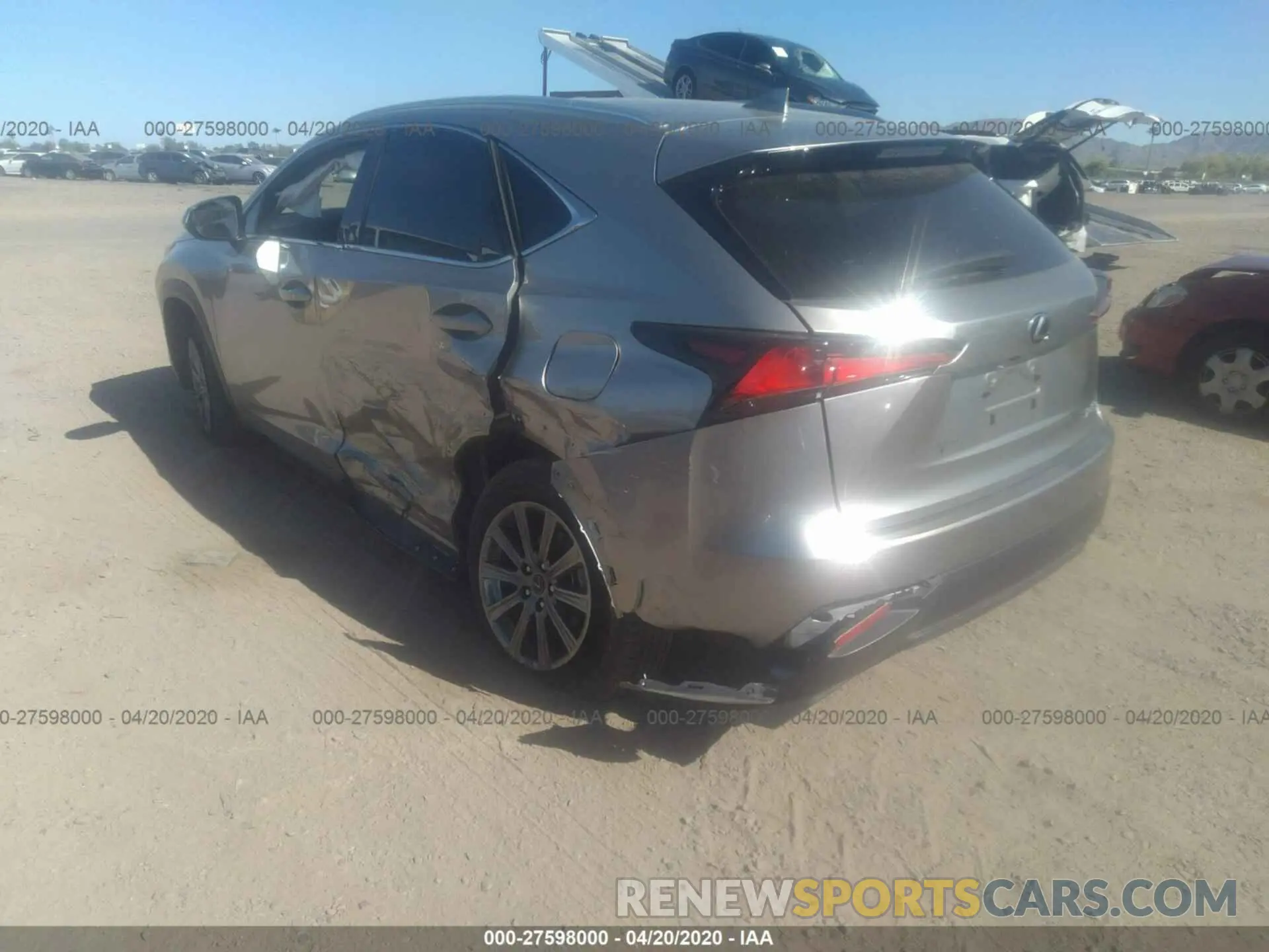 3 Photograph of a damaged car JTJYARBZ2K2129491 LEXUS NX 2019