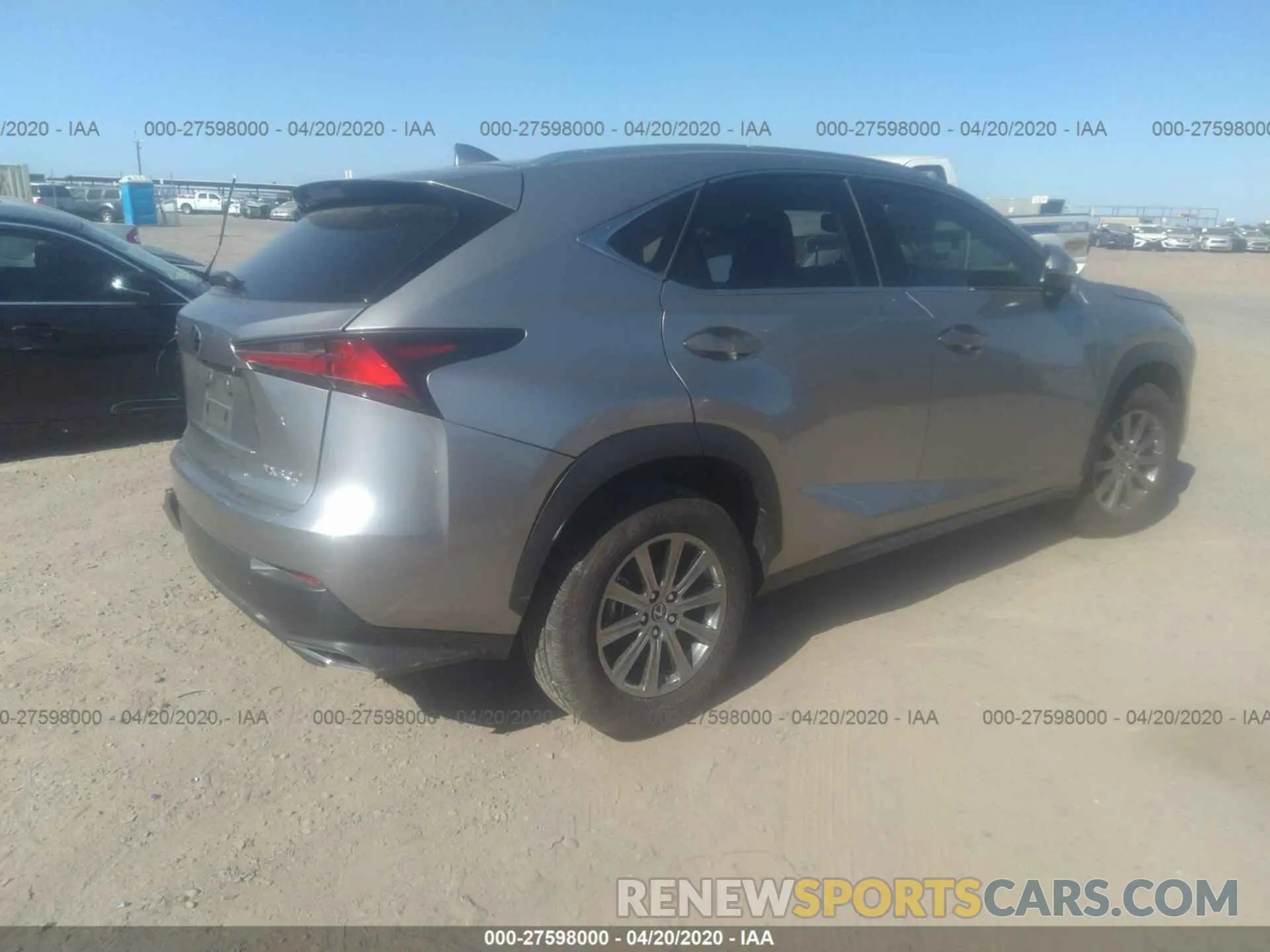4 Photograph of a damaged car JTJYARBZ2K2129491 LEXUS NX 2019