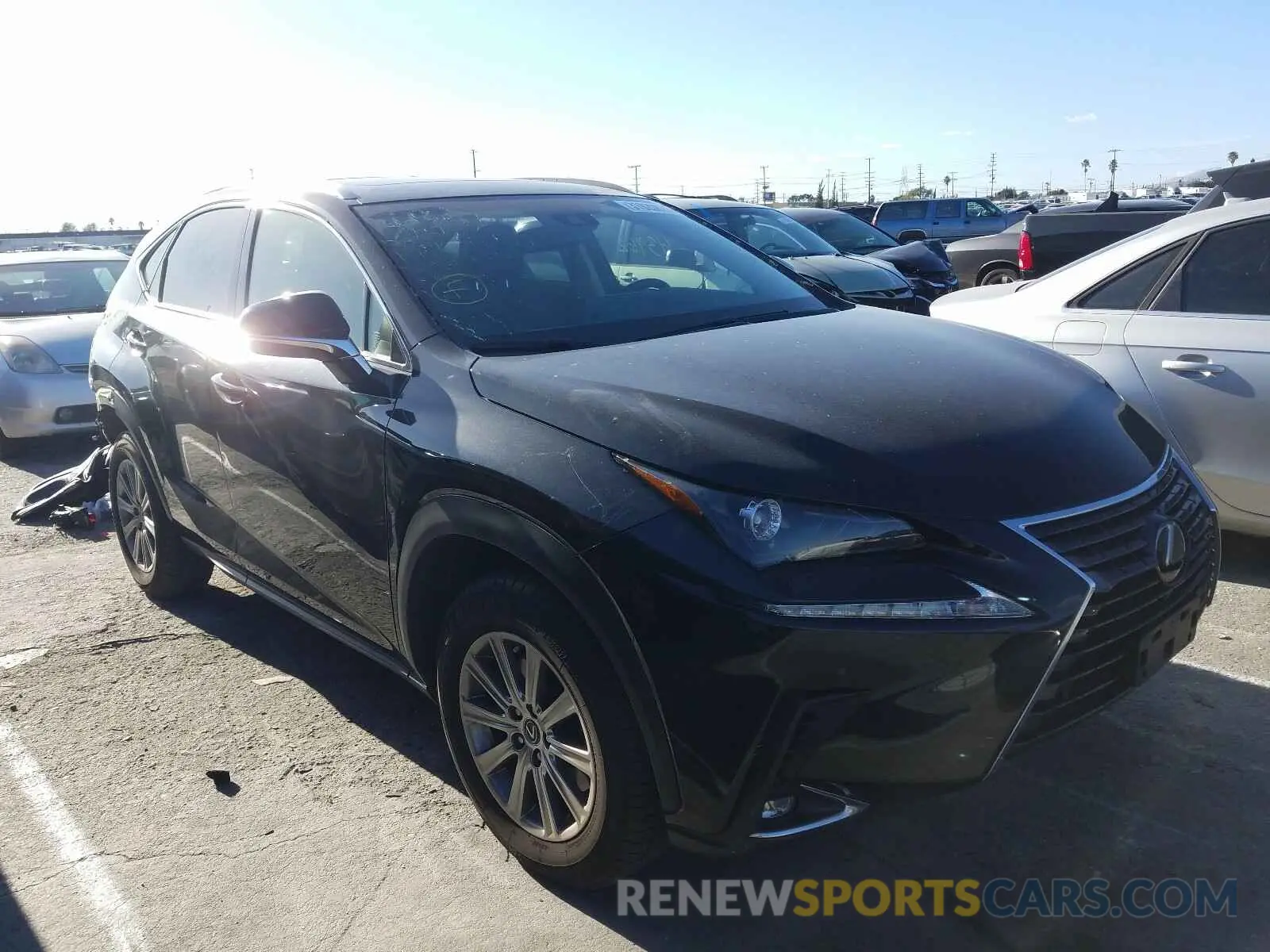 1 Photograph of a damaged car JTJYARBZ2K2130222 LEXUS NX 2019