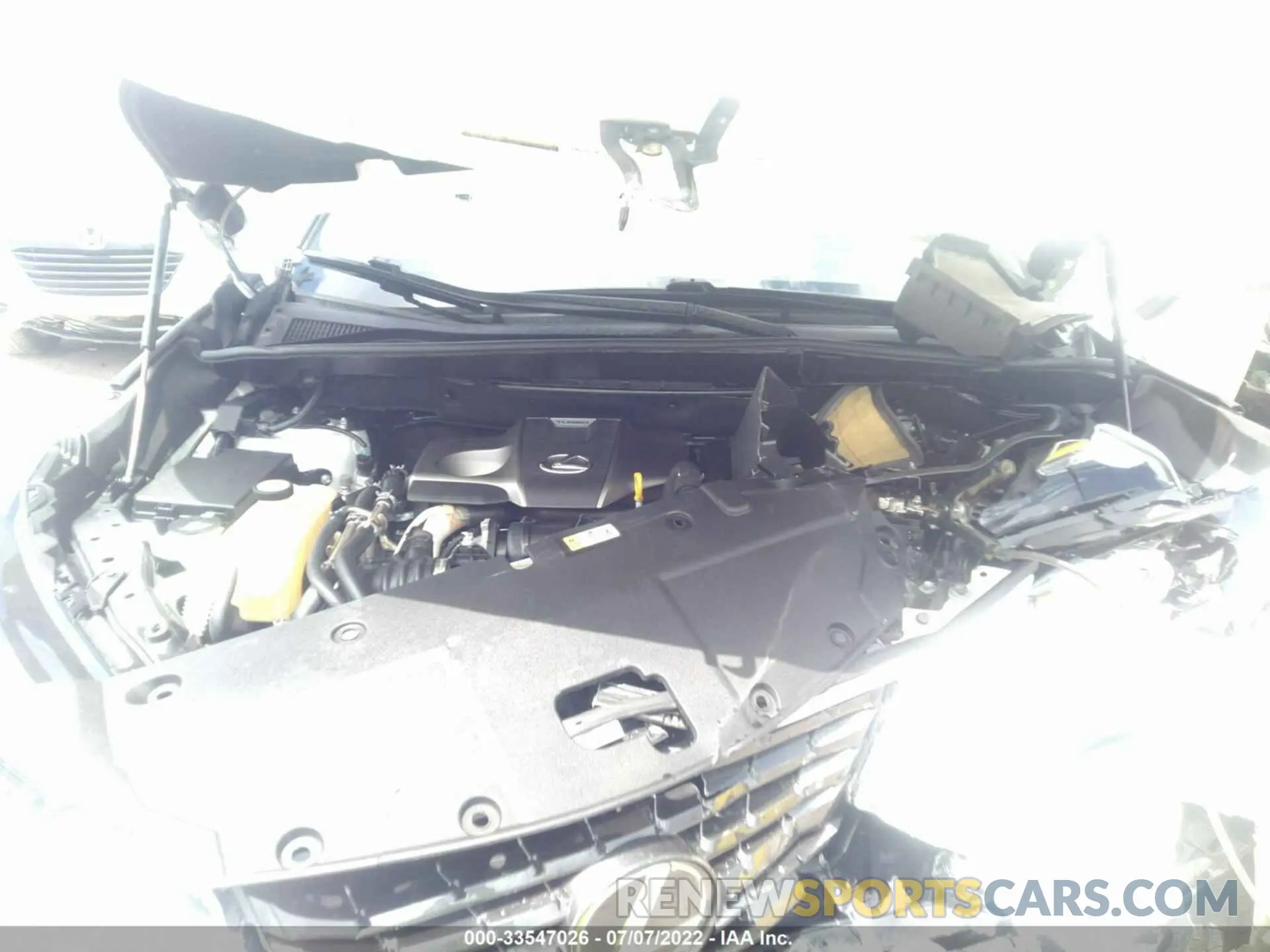 10 Фотография поврежденного автомобиля JTJYARBZ2K2133833 LEXUS NX 2019