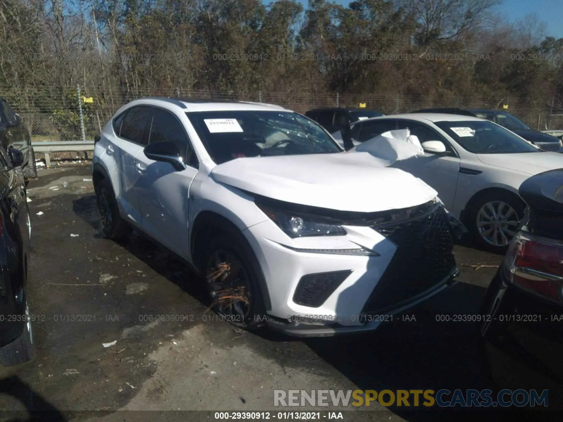 1 Photograph of a damaged car JTJYARBZ2K2134108 LEXUS NX 2019