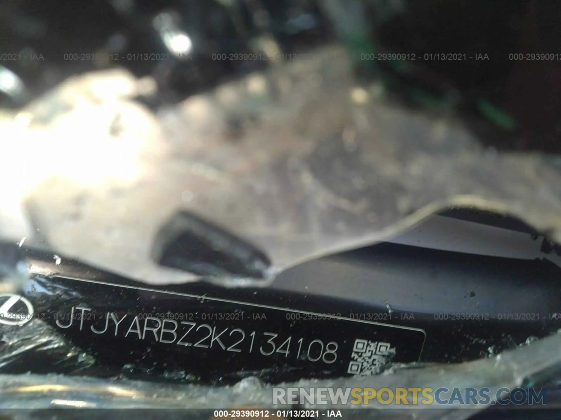 9 Photograph of a damaged car JTJYARBZ2K2134108 LEXUS NX 2019