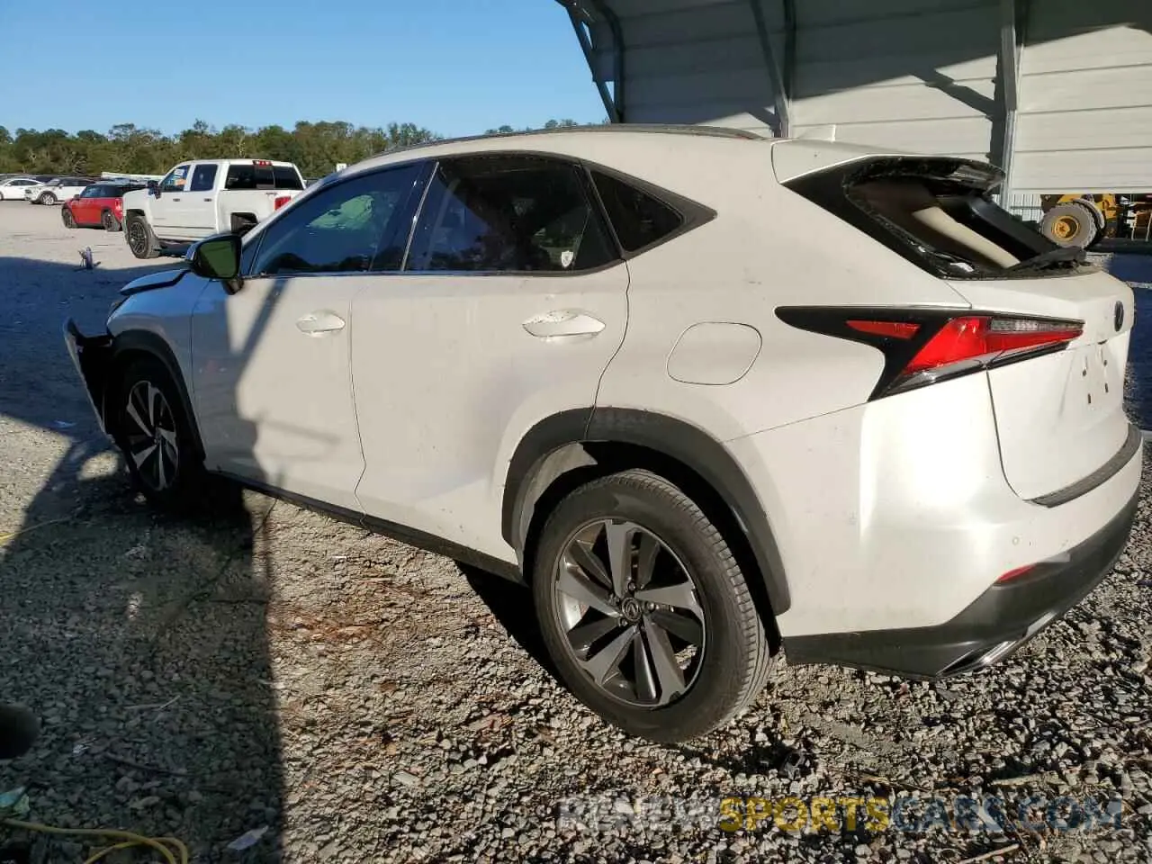 2 Фотография поврежденного автомобиля JTJYARBZ2K2156187 LEXUS NX 2019