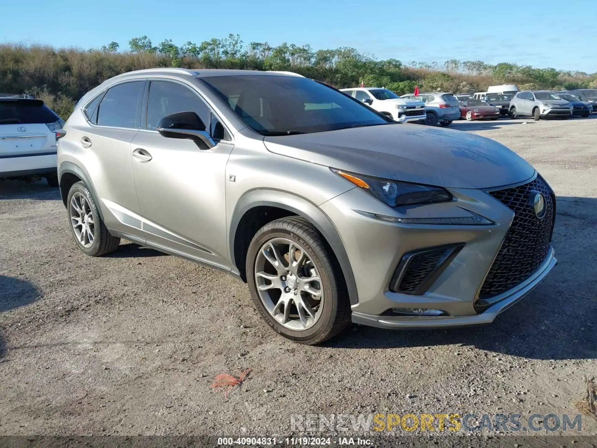 1 Photograph of a damaged car JTJYARBZ3K2146168 LEXUS NX 2019