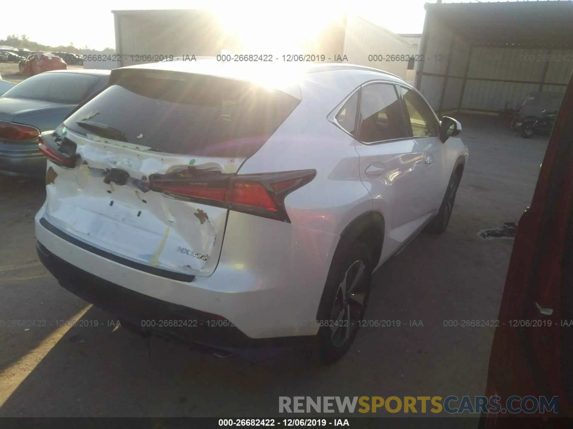 4 Photograph of a damaged car JTJYARBZ4K2130643 LEXUS NX 2019