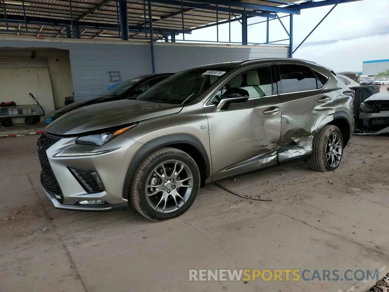1 Photograph of a damaged car JTJYARBZ4K2154490 LEXUS NX 2019