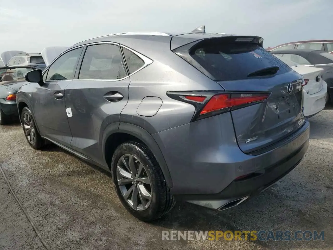 2 Фотография поврежденного автомобиля JTJYARBZ5K2125290 LEXUS NX 2019