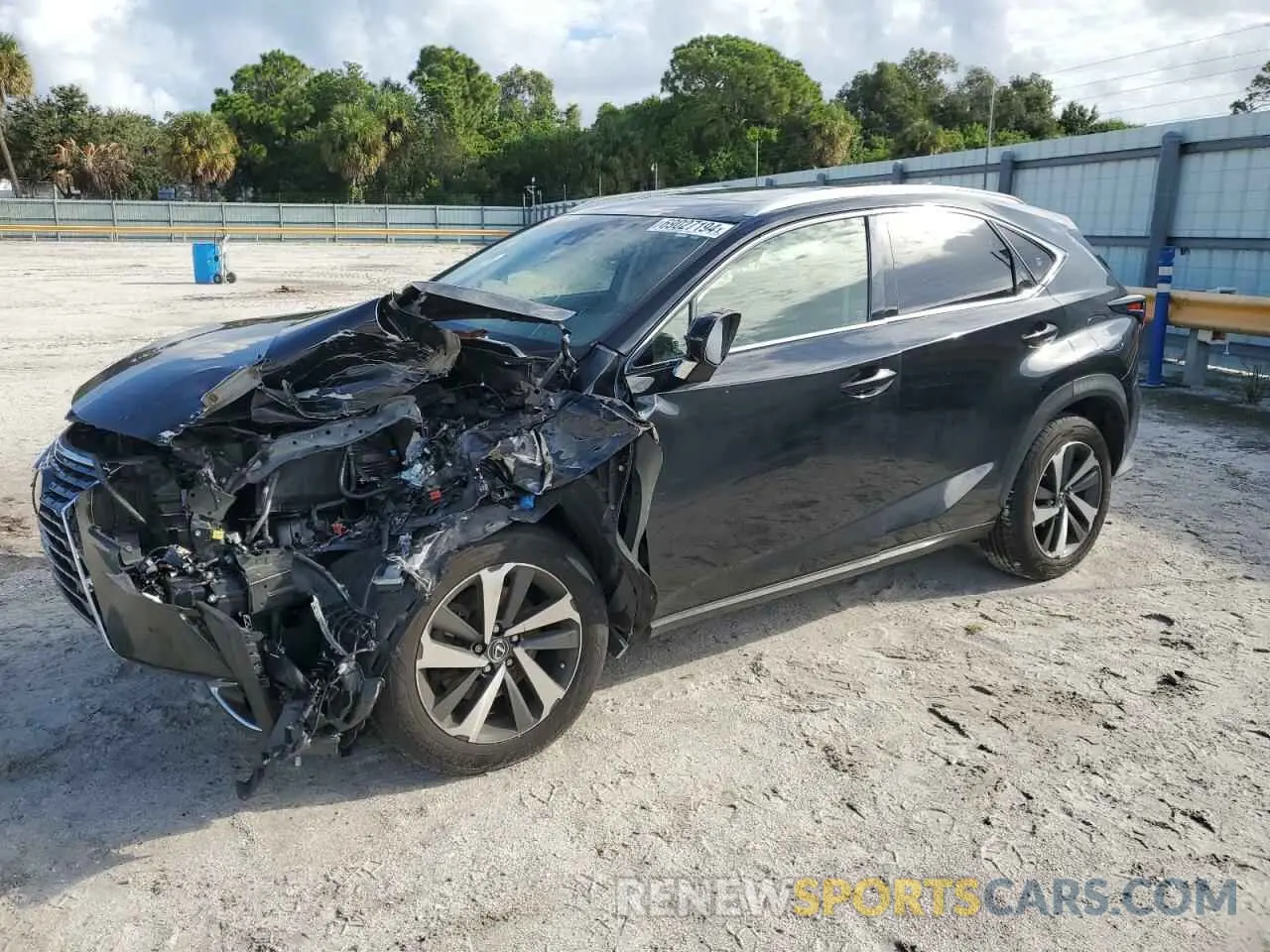 1 Photograph of a damaged car JTJYARBZ5K2135690 LEXUS NX 2019