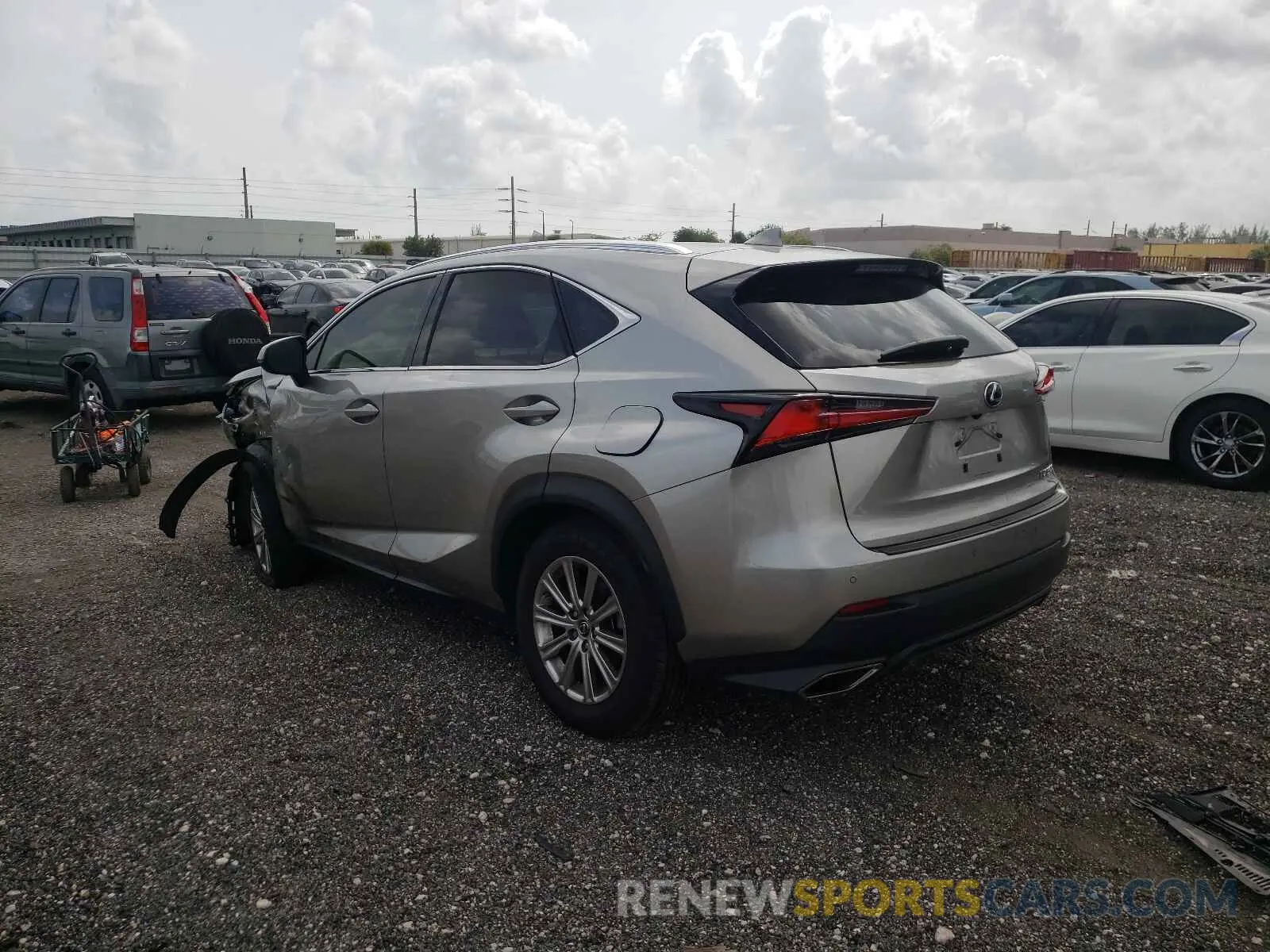 3 Photograph of a damaged car JTJYARBZ5K2145748 LEXUS NX 2019