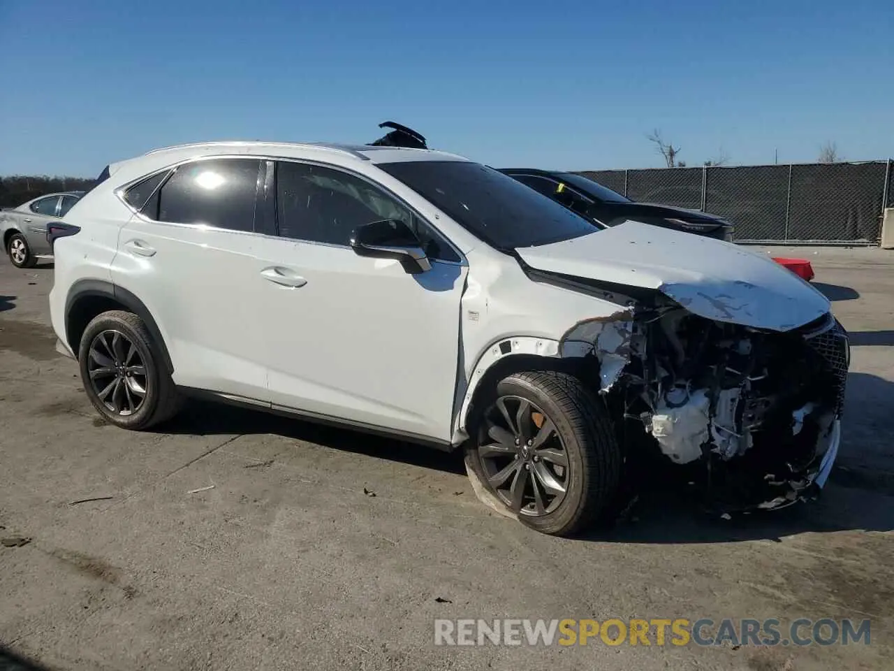 4 Фотография поврежденного автомобиля JTJYARBZ7K2135948 LEXUS NX 2019