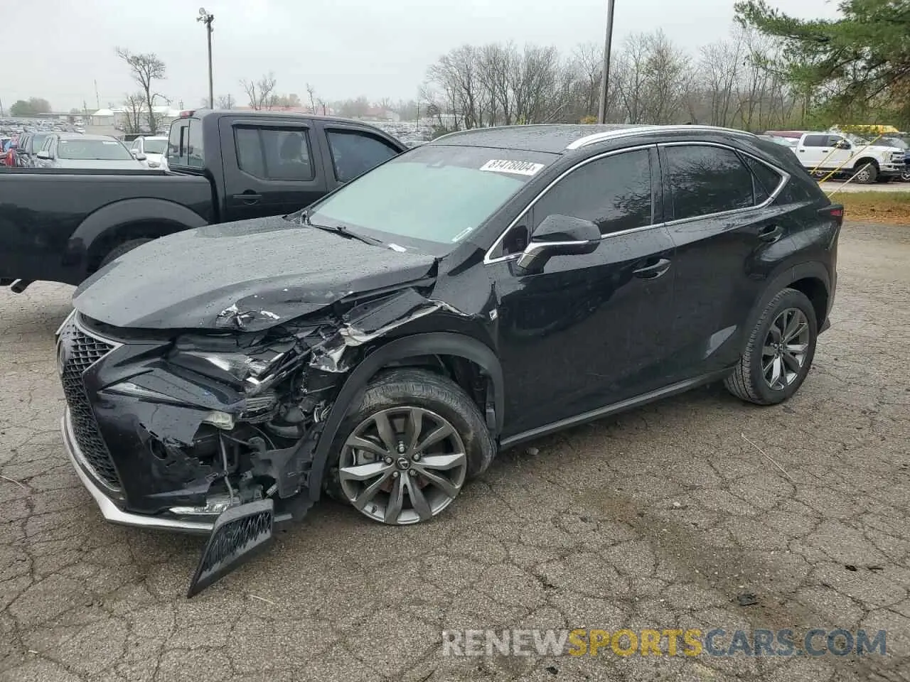 1 Photograph of a damaged car JTJYARBZ7K2137957 LEXUS NX 2019