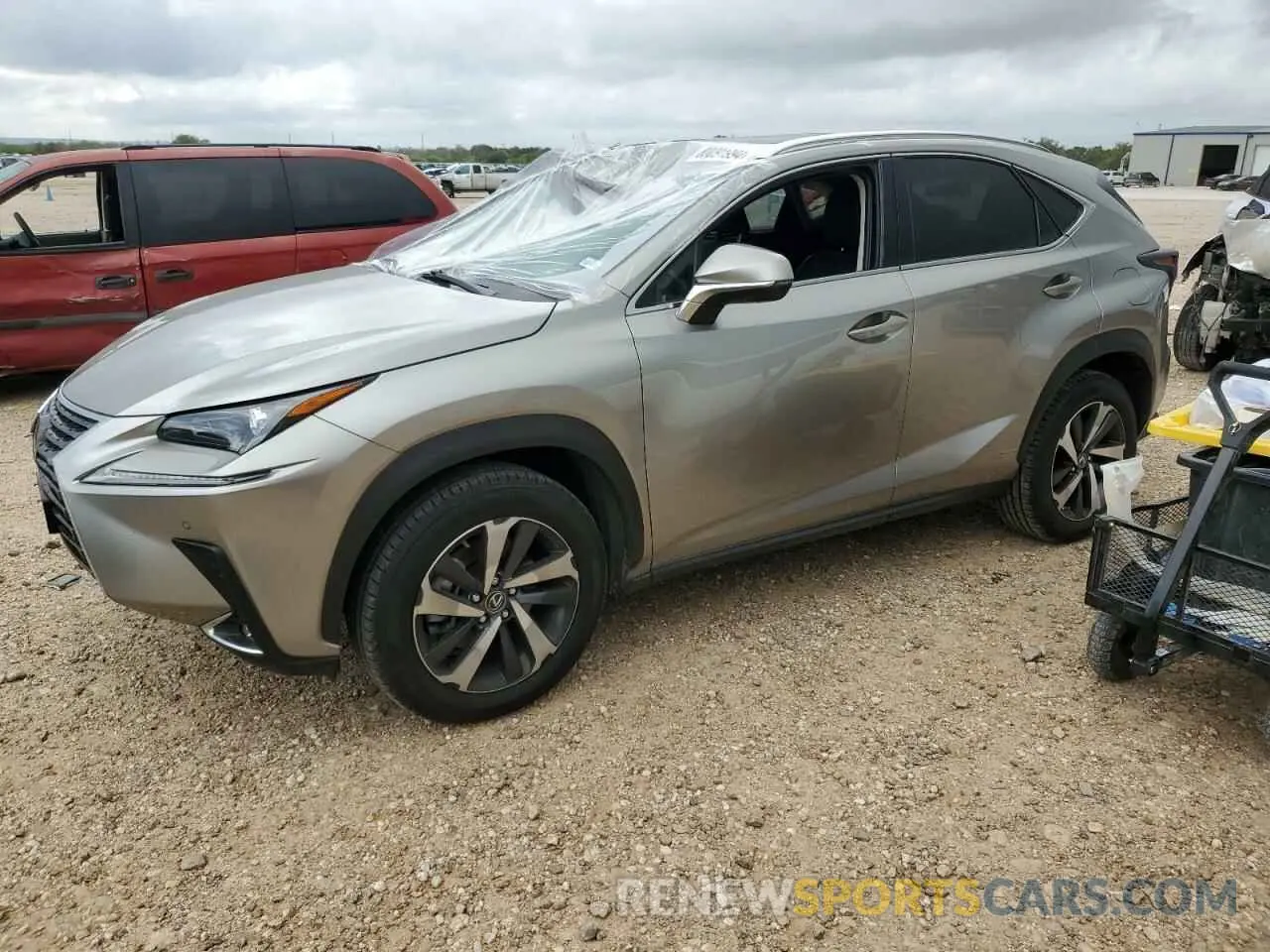 1 Photograph of a damaged car JTJYARBZ8K2130564 LEXUS NX 2019