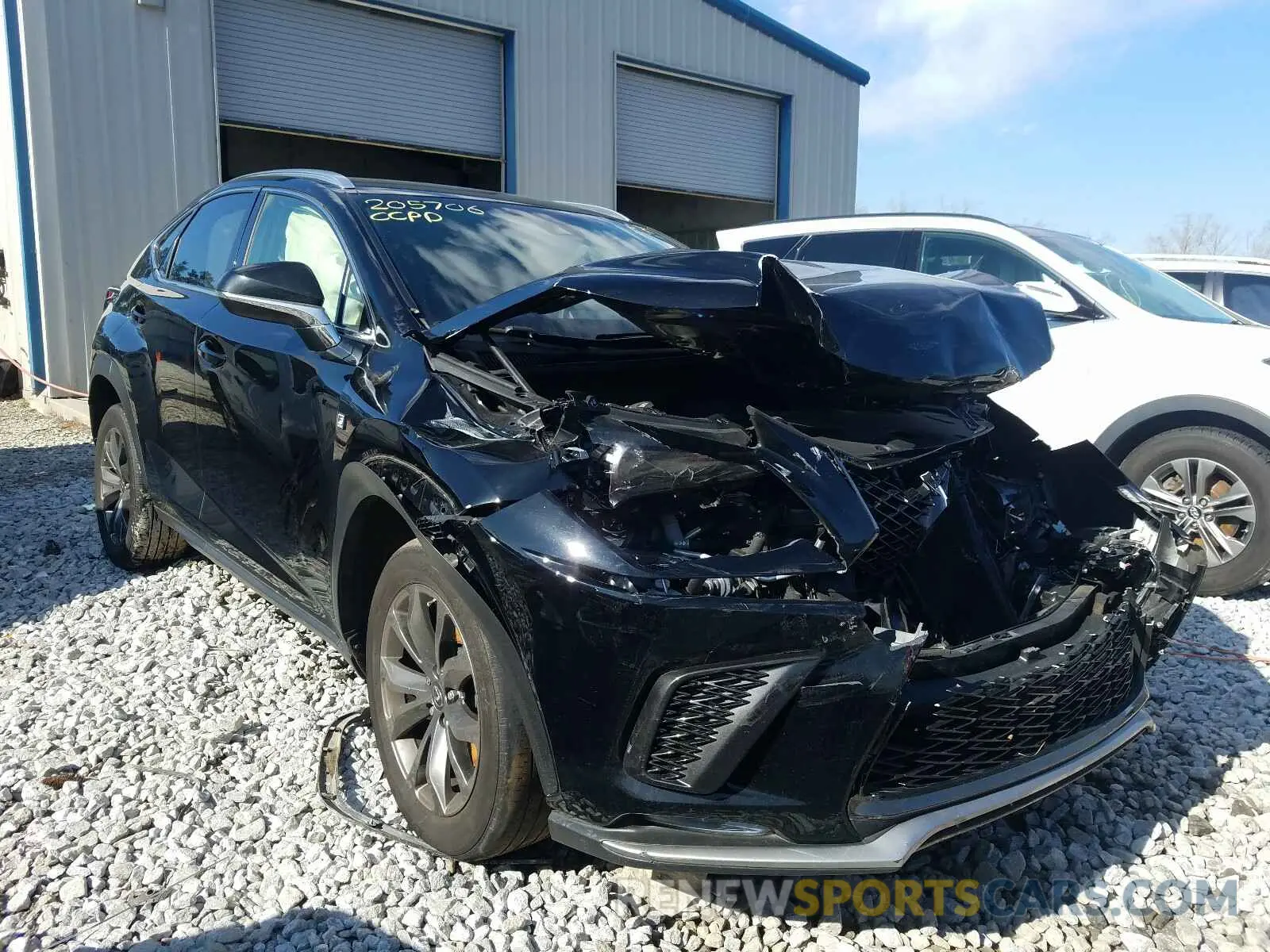 1 Photograph of a damaged car JTJYARBZ8K2133643 LEXUS NX 2019