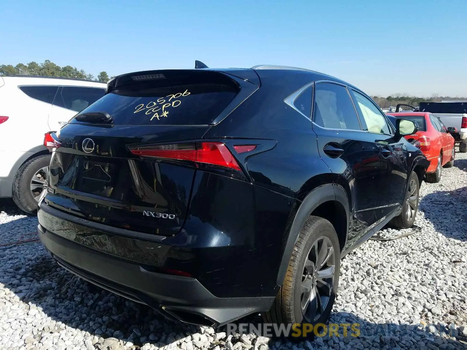 4 Photograph of a damaged car JTJYARBZ8K2133643 LEXUS NX 2019