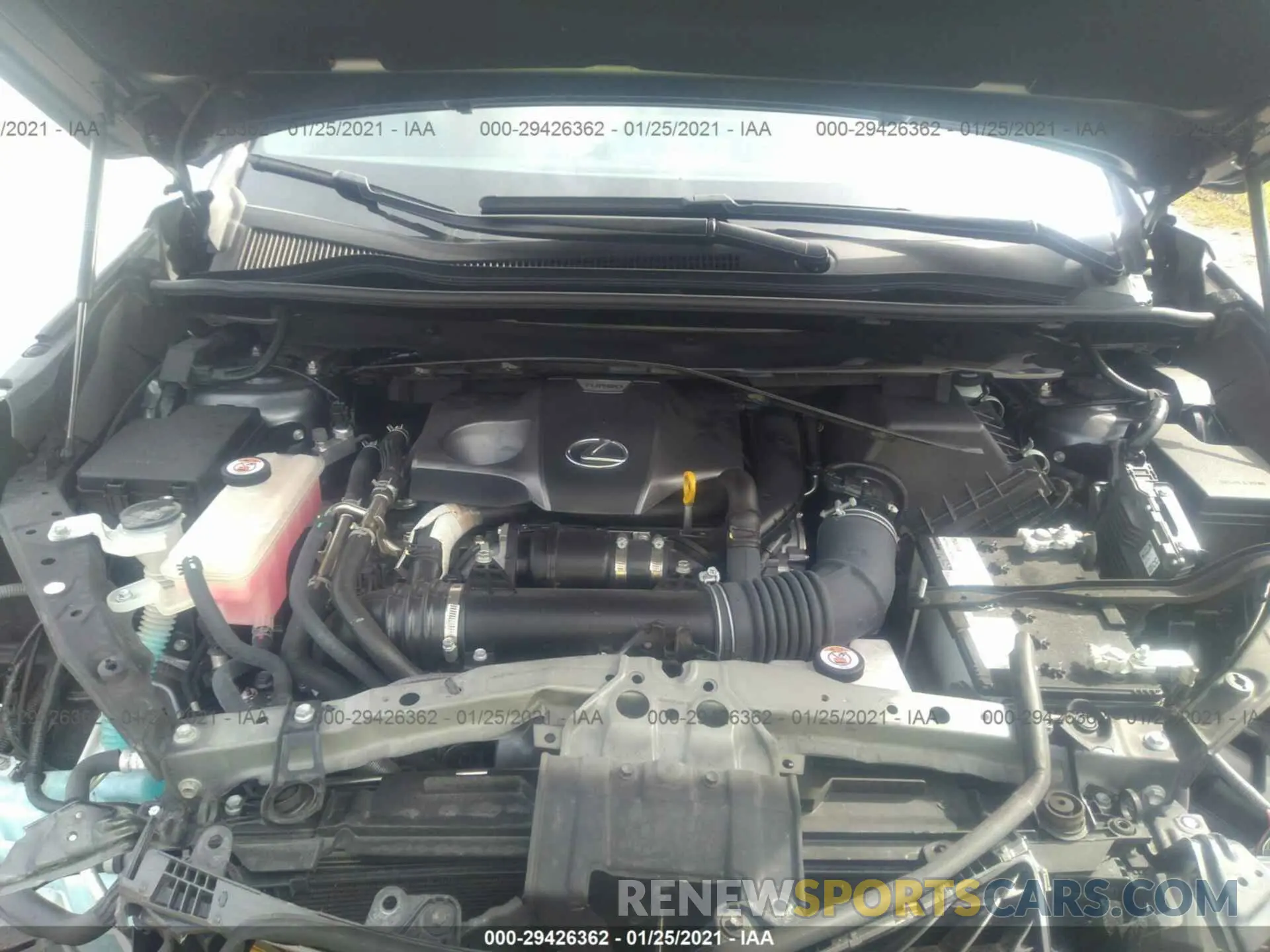 10 Фотография поврежденного автомобиля JTJYARBZ9K2156011 LEXUS NX 2019
