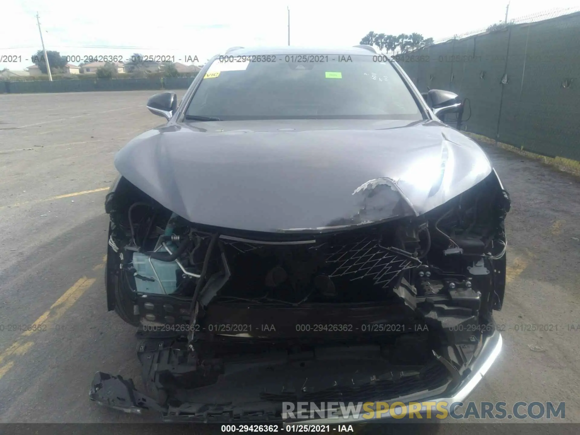 6 Фотография поврежденного автомобиля JTJYARBZ9K2156011 LEXUS NX 2019