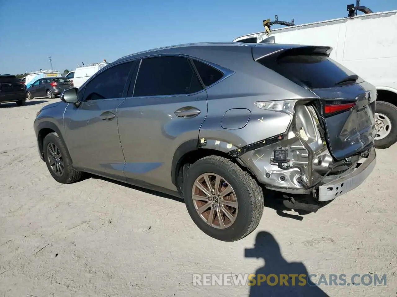 2 Photograph of a damaged car JTJYARBZXK2124023 LEXUS NX 2019