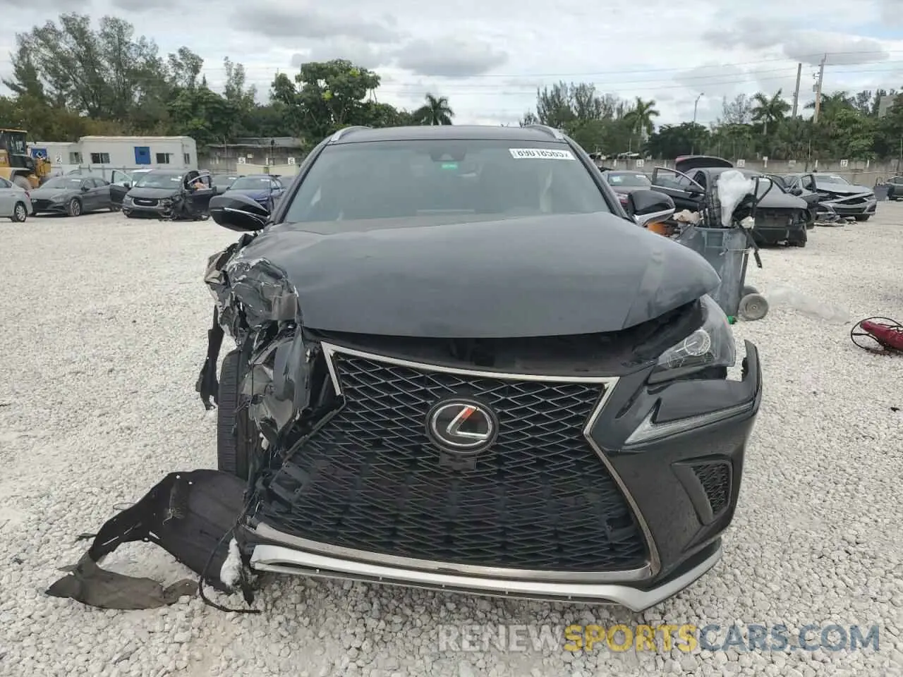 5 Фотография поврежденного автомобиля JTJYARBZXK2154235 LEXUS NX 2019