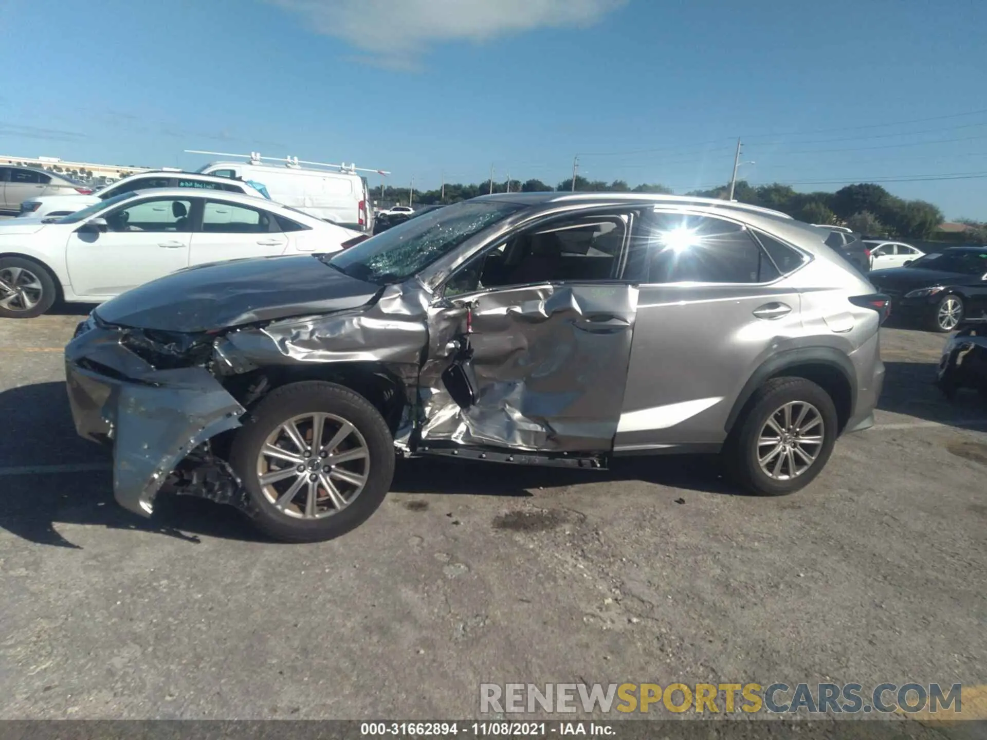 6 Photograph of a damaged car JTJAARBZ0L5005303 LEXUS NX 2020