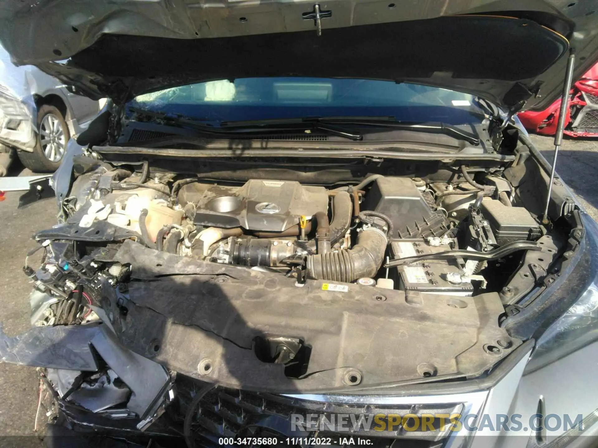 10 Фотография поврежденного автомобиля JTJAARBZ6L5020579 LEXUS NX 2020