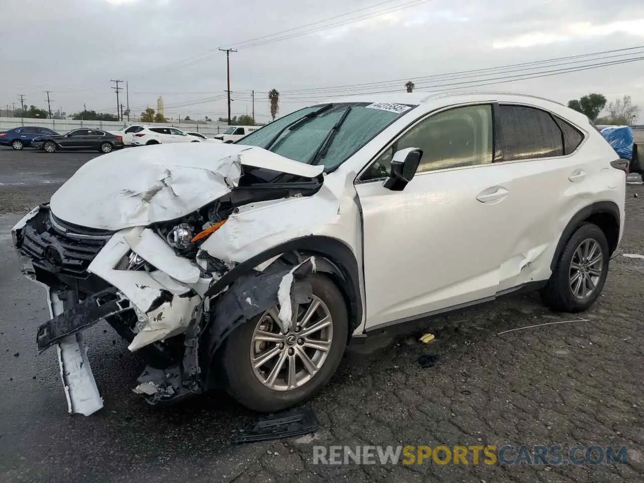 1 Photograph of a damaged car JTJAARBZ7L5019294 LEXUS NX 2020