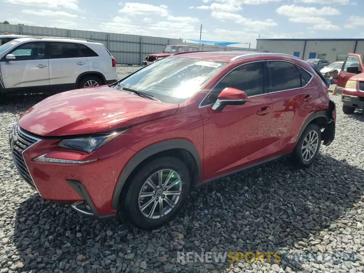 1 Photograph of a damaged car JTJAARBZXL2159292 LEXUS NX 2020