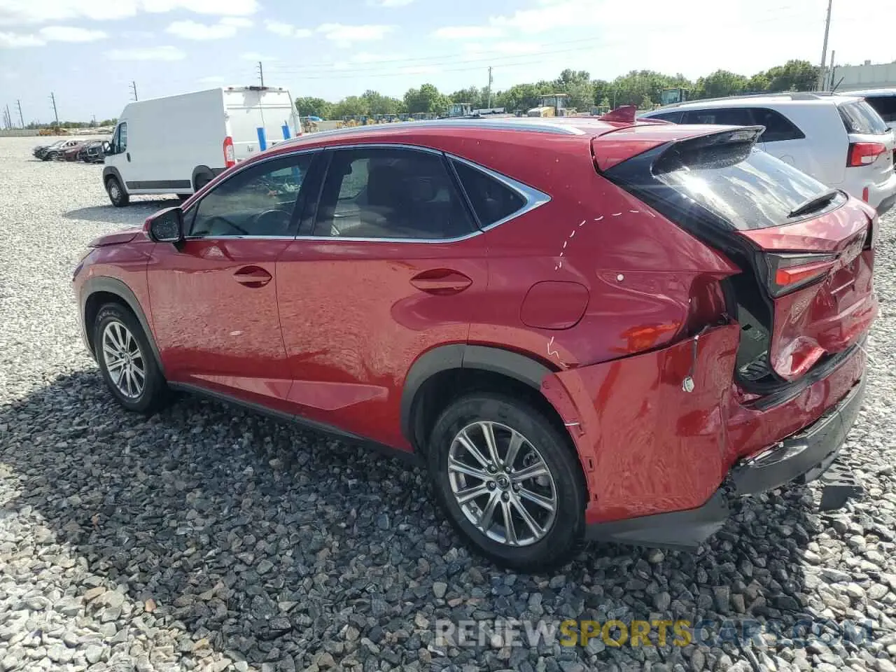 2 Photograph of a damaged car JTJAARBZXL2159292 LEXUS NX 2020
