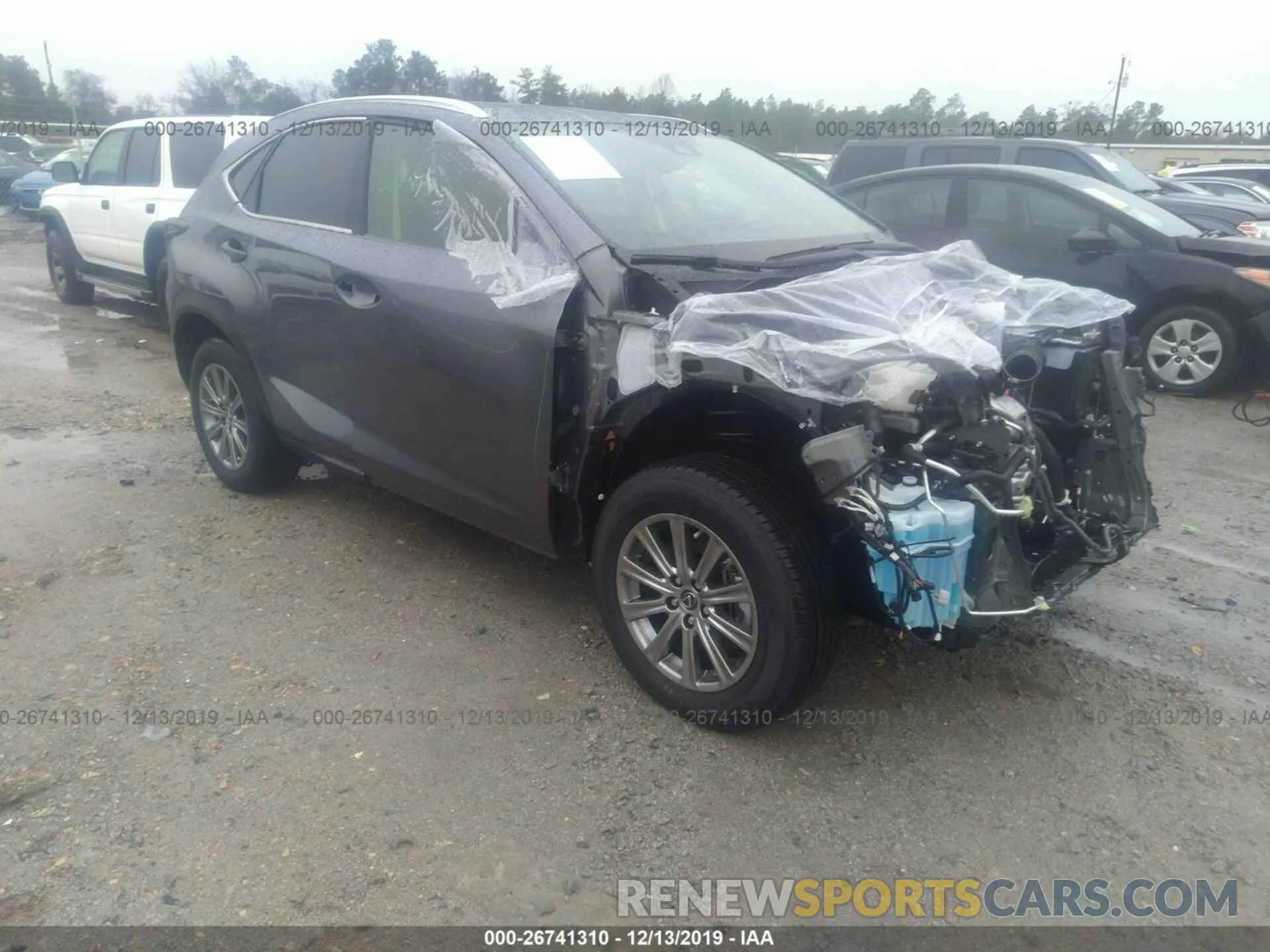 1 Photograph of a damaged car JTJDARBZ0L2166751 LEXUS NX 2020